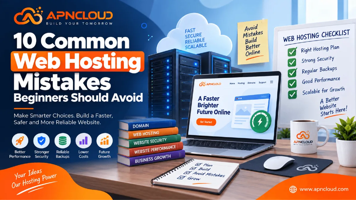 10 common web hosting mistakes beginners should avoid – APNCloud web hosting guide