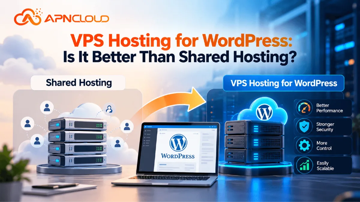 VPS Hosting for WordPress vs Shared Hosting – Performance, Security, Scalability and Server Comparison | APNCloud